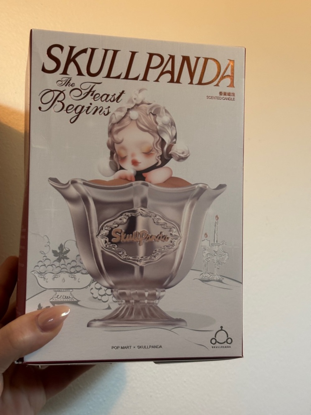 Pop Mart Skullpanda The Feast Begins Scented Candle - Sugartongs